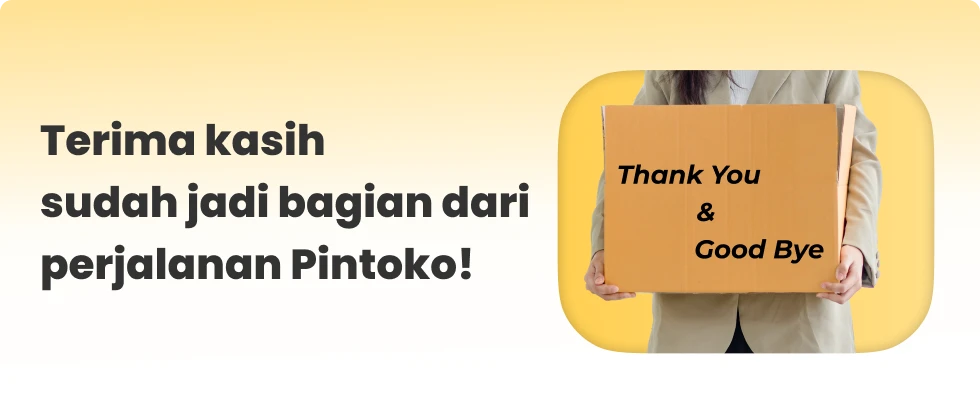 Pengumuman Penutupan Layanan Pintoko 