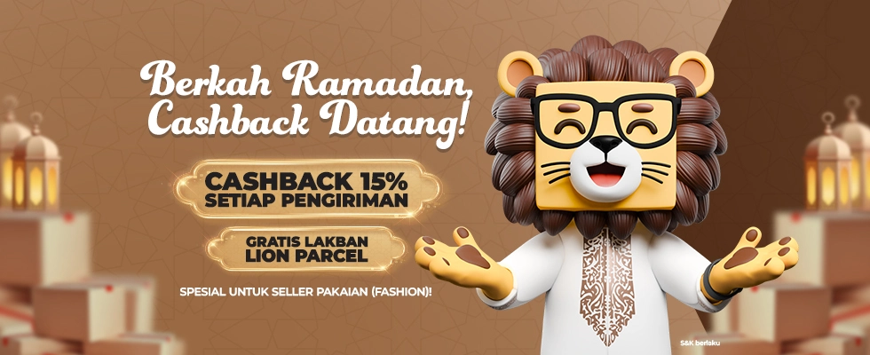 Gabung Program Ramadan Lion Parcel, Dapat Cashback 15%!