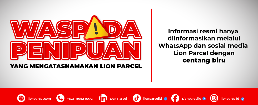 Waspada Penipuan yang Mengatasnamakan Jasa Pengiriman Lion Parcel