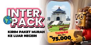  Promo! Kirim Paket Murah ke Taipei Pakai INTERPACK