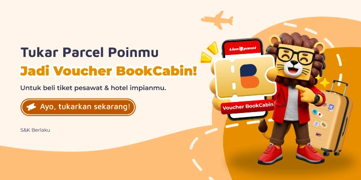 Tukar Parcel Poin Jadi Voucher Liburan di BookCabin