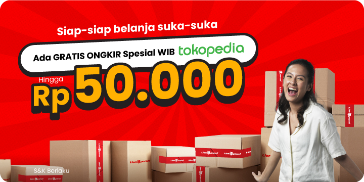 WIB Tokopedia, Gratis Ongkir Pakai Lion Parcel hingga Rp50 Ribu!