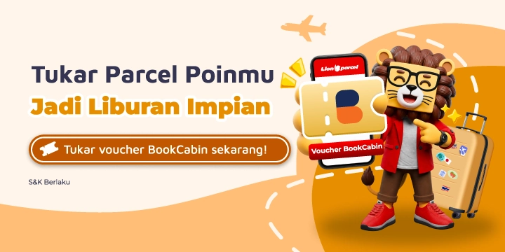 Tukar Parcel Poin Jadi Voucher Liburan di BookCabin
