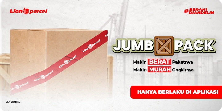 Pakai JUMBOPACK, Kirim Paket Jumbo Mulai 30kg Hemat Ongkir!