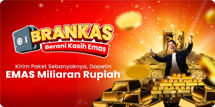 BRANKAS, Berani Kasih Emas Tanpa Diundi dari Lion Parcel, Mau?