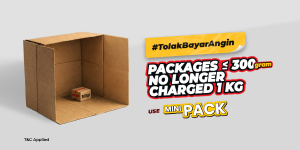 Use MINIPACK: Packages under 300g won't be charged as 1kg!