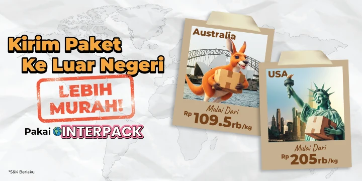 Ongkir Lebih Hemat! Kirim Paket INTERPACK ke Australia dan Amerika