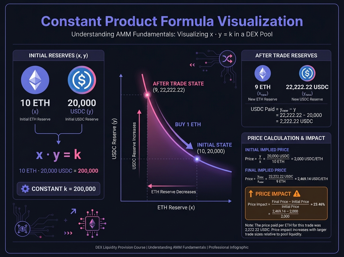 Constant Product Formula Visualization