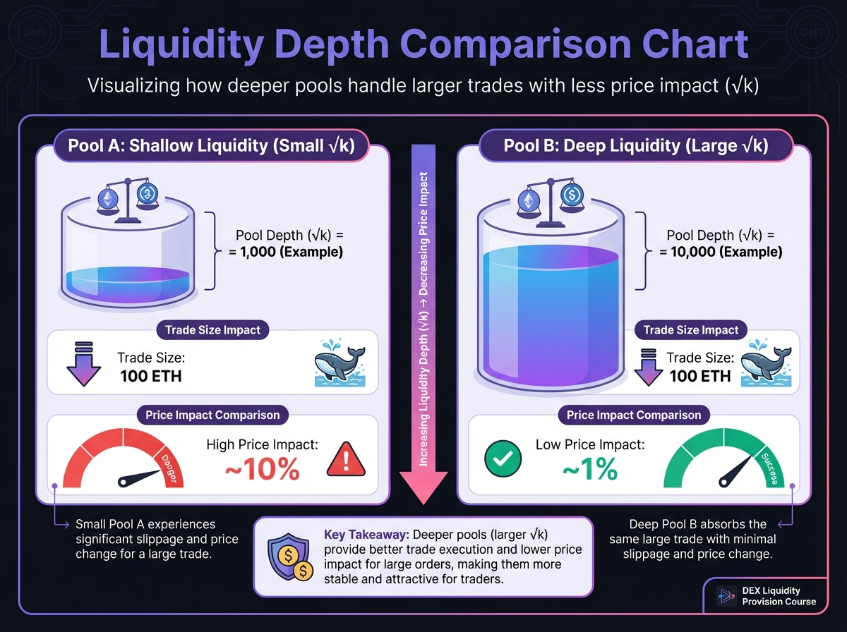 Liquidity Depth Comparison Chart