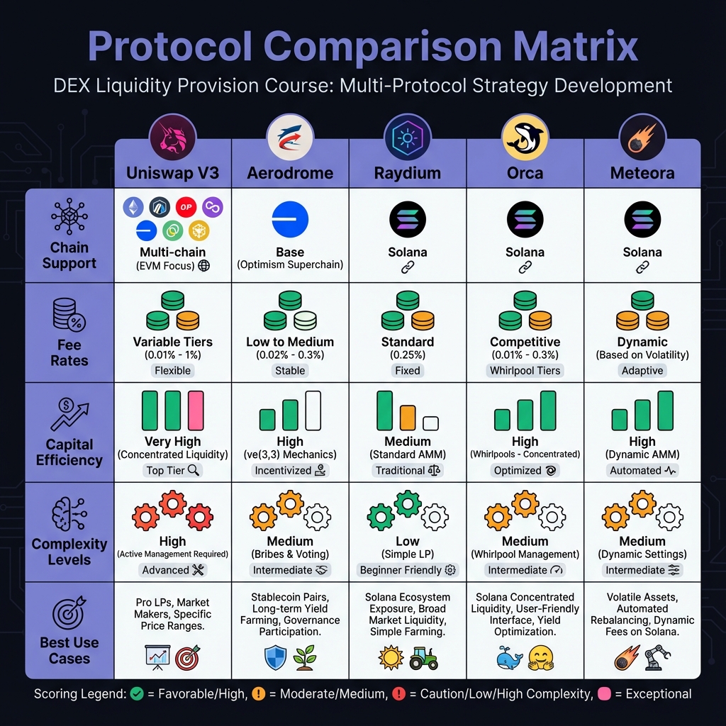 Protocol Comparison Matrix