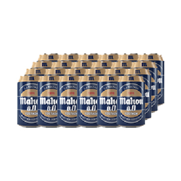 Mahou Cerveza tostada sin alcohol 0% Pack 6 botellines x 33 cl - 1,98 l