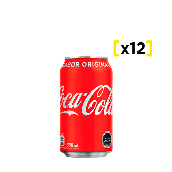 Coca Cola Lata 350cc x12 