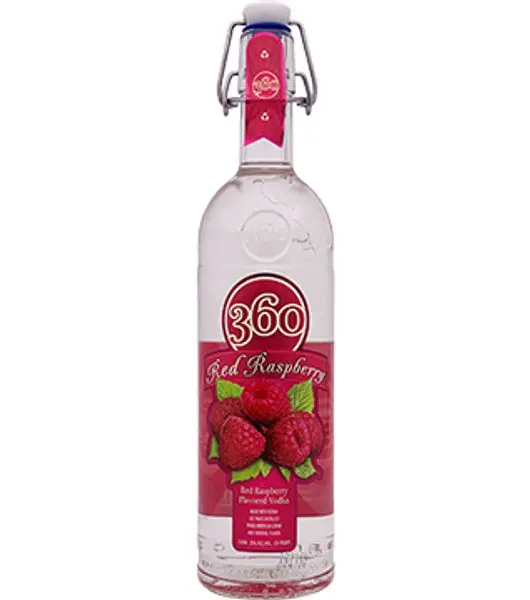 360 Red Raspberry Vodka - Liquor Stream