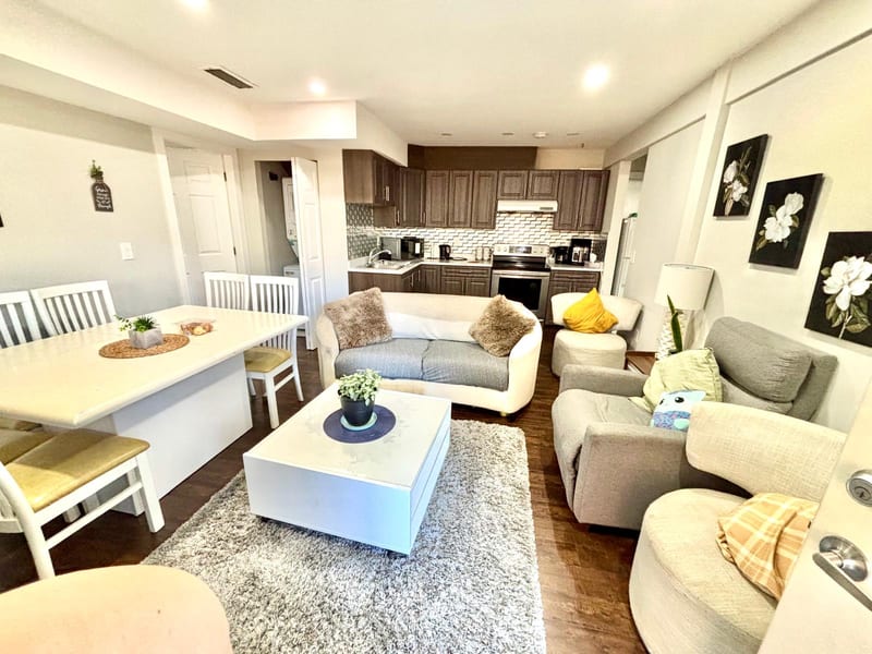 Bright, Clean, Beautifully Renovated 2-Bedroom Suite