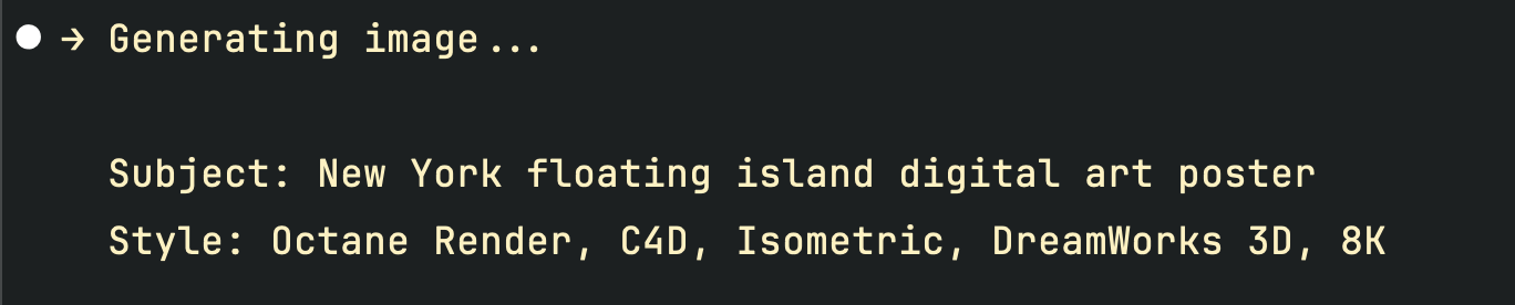 Image generation result preview