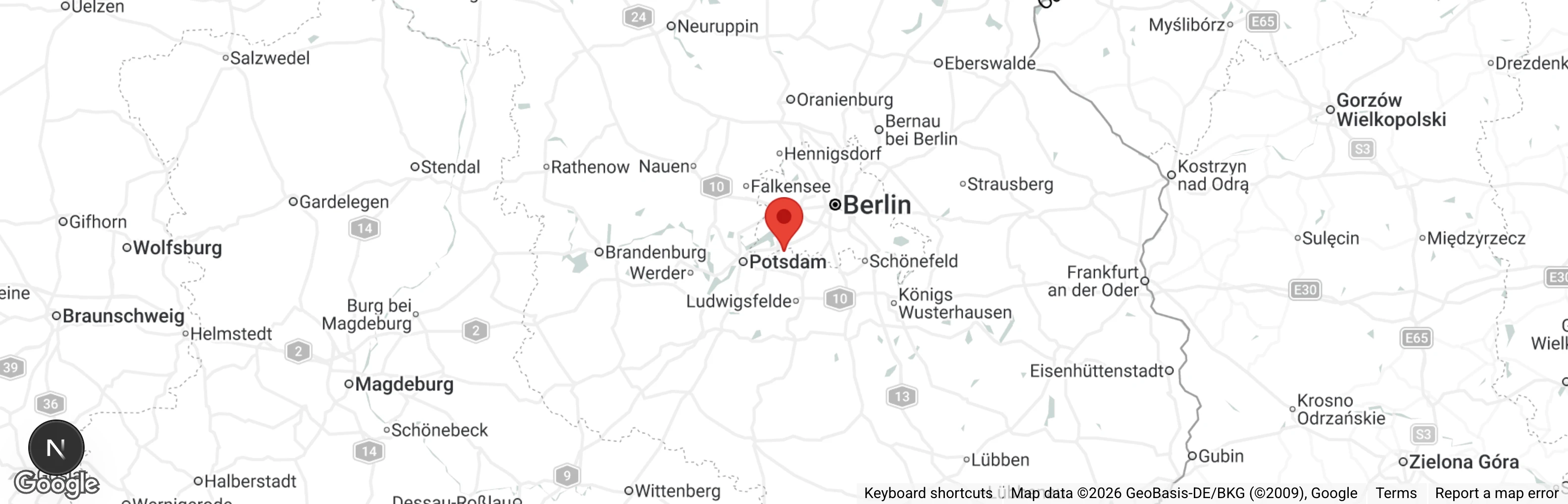 Map showing location of Eichhörnchen-Notruf e.V.