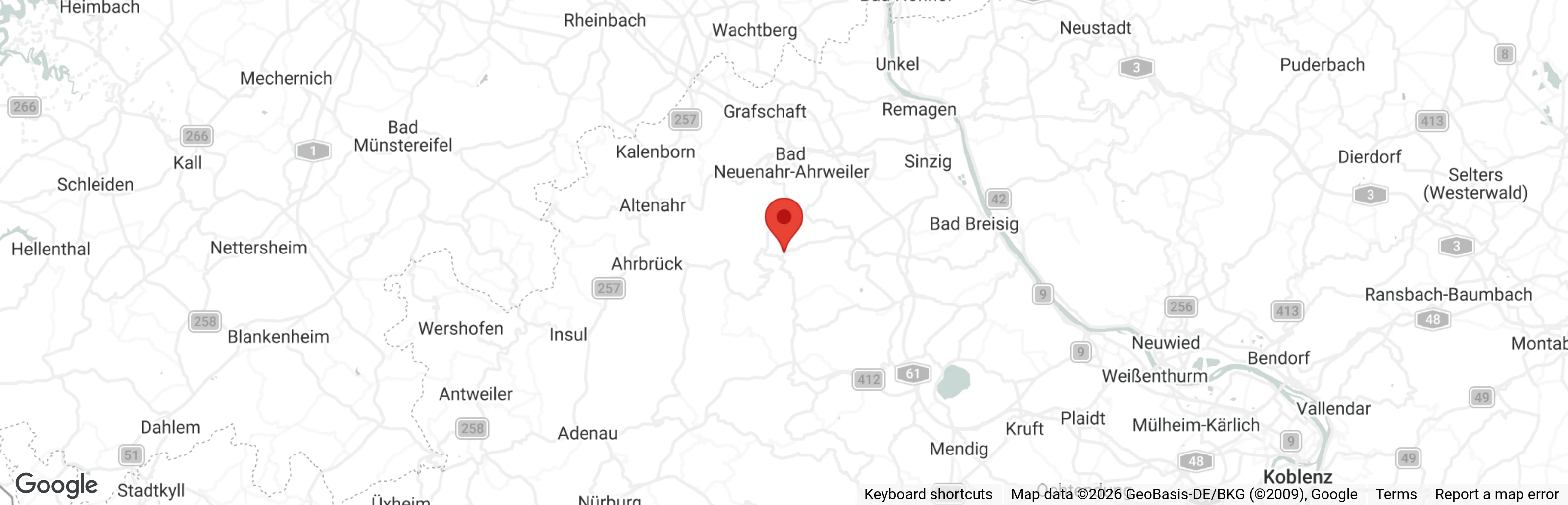 Map showing location of Katzenschutzfreunde Rhein-Ahr-Eifel e.V.