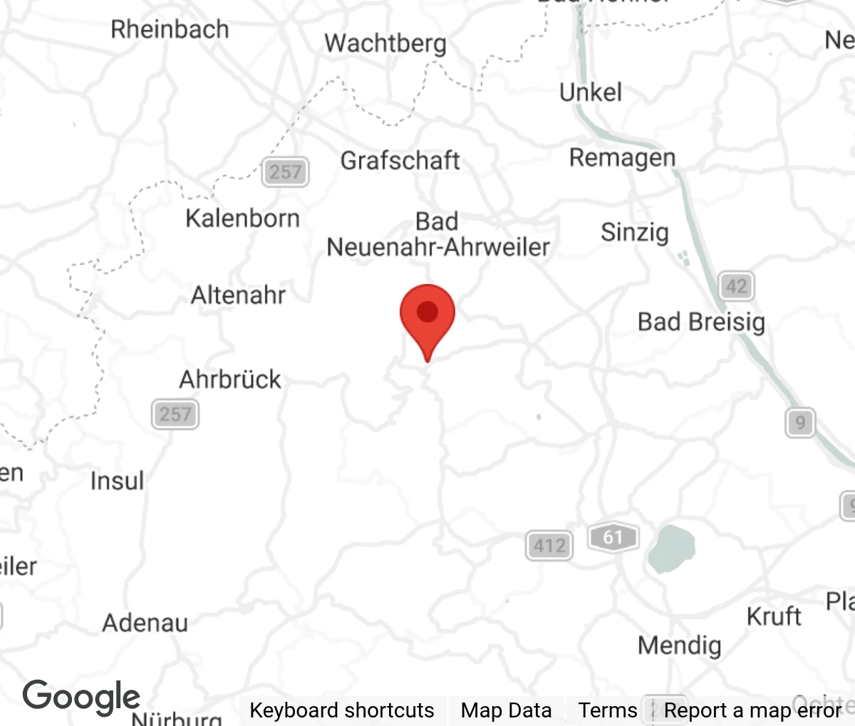 Map showing location of Katzenschutzfreunde Rhein-Ahr-Eifel e.V.
