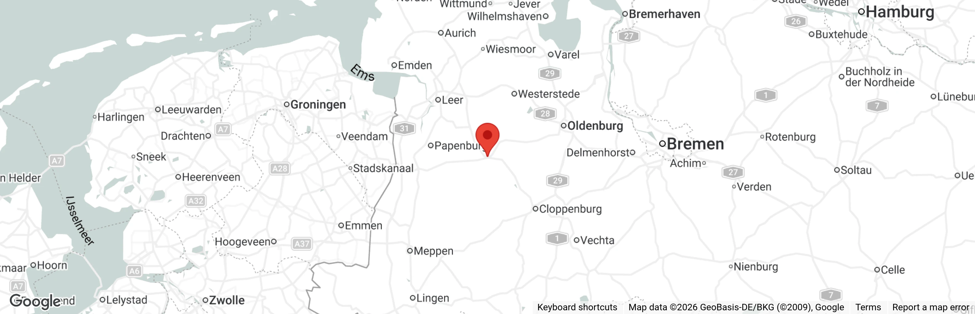 Map showing location of Tierheim Sedelsberg
