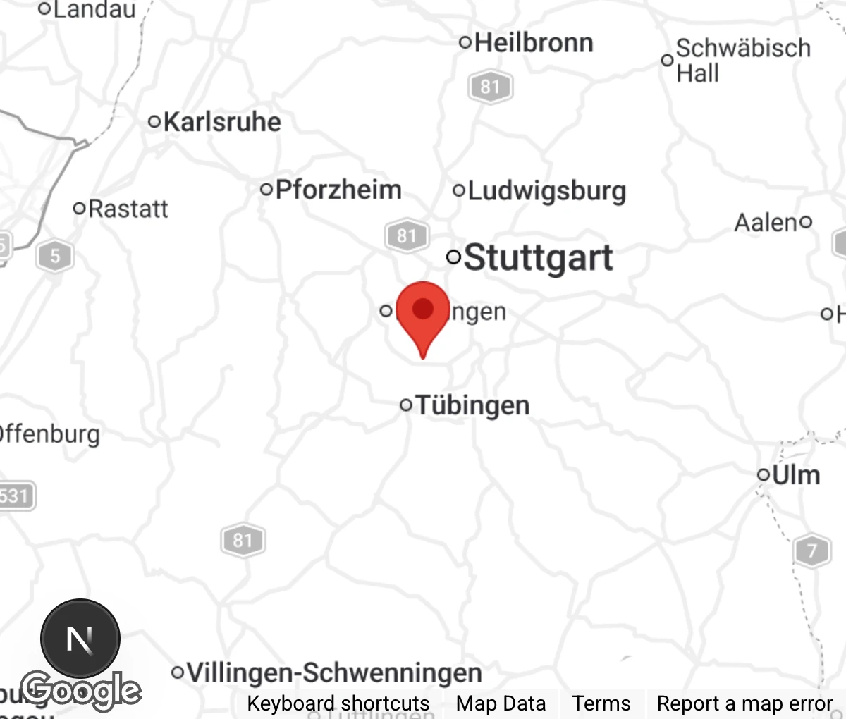 Map showing location of Förderverein Tierhilfe Hoffnung Hilfe für Tiere in Not e.V.