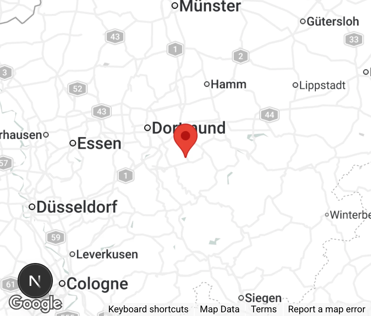 Map showing location of Tierheim Walter Jost Iserlohn