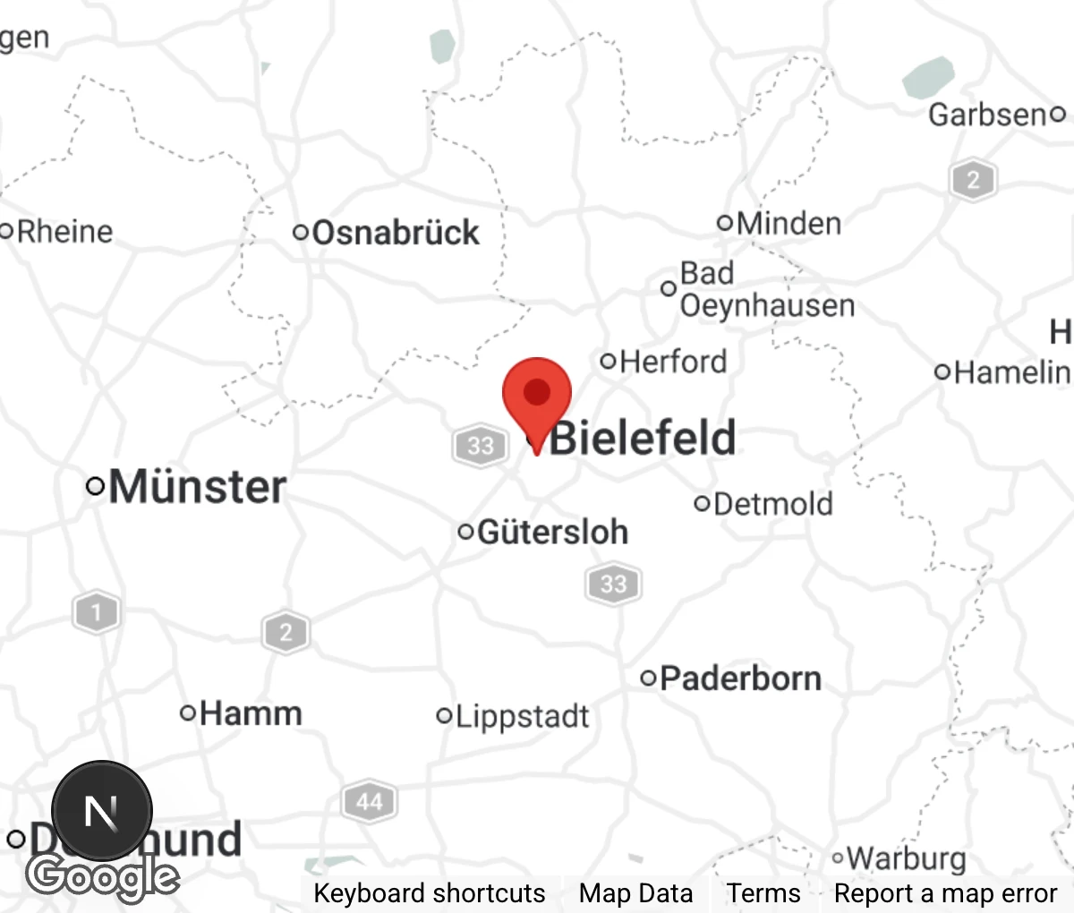 Map showing location of Sentana Stiftung Mensch und Tier - Gemeinsam Glücklich