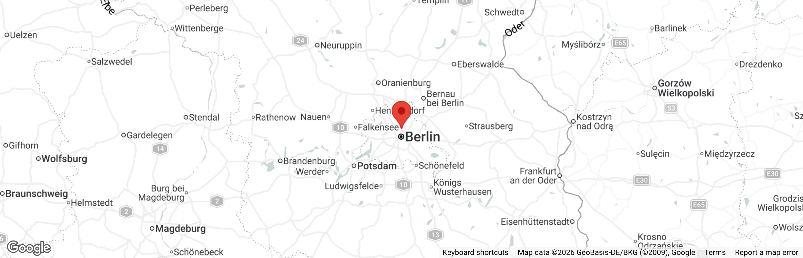 Map showing location of Elma e.V.