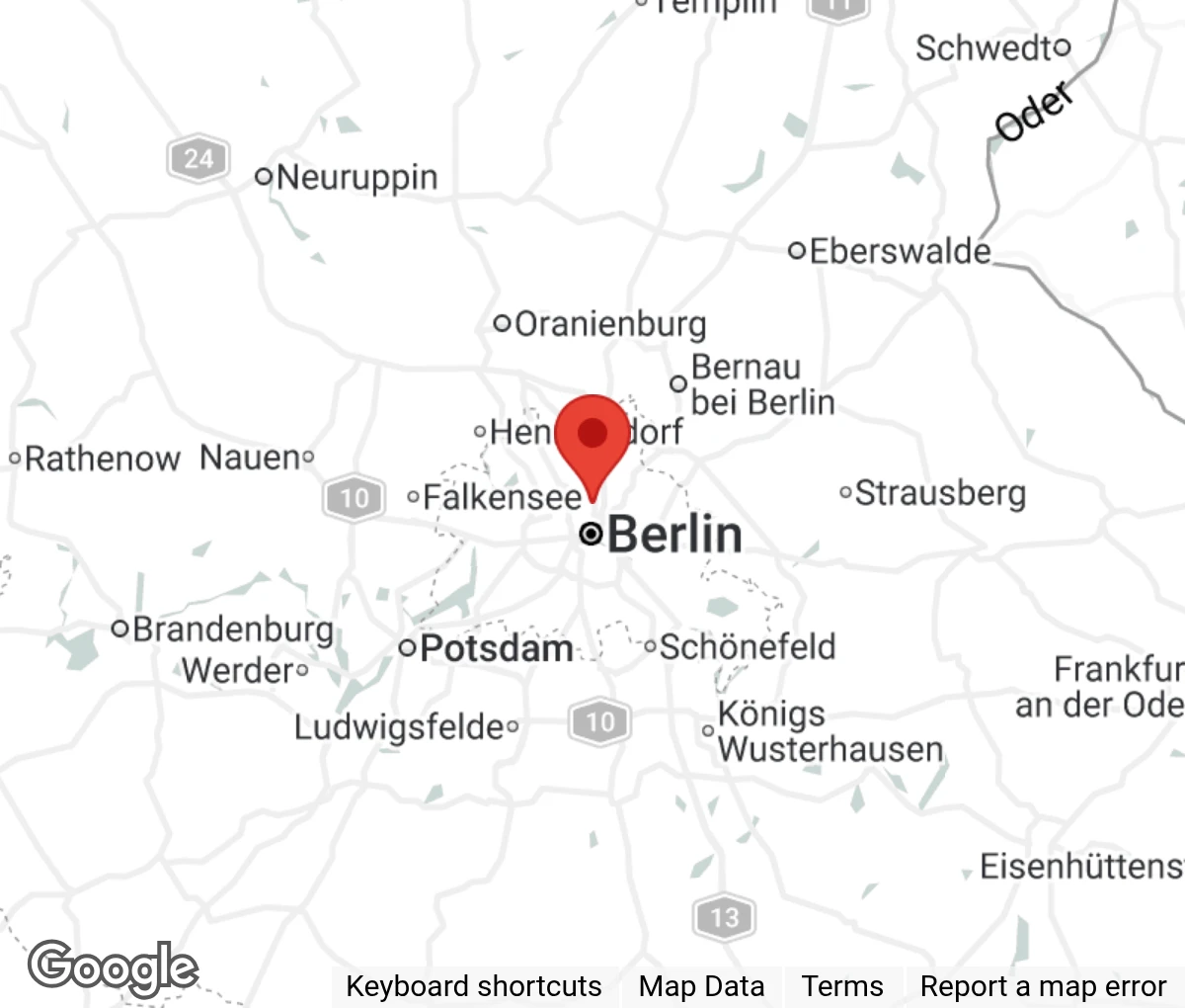 Map showing location of Elma e.V.