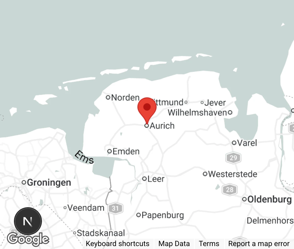 Map showing location of Neustrelitzer Tierschutzverein e.V.