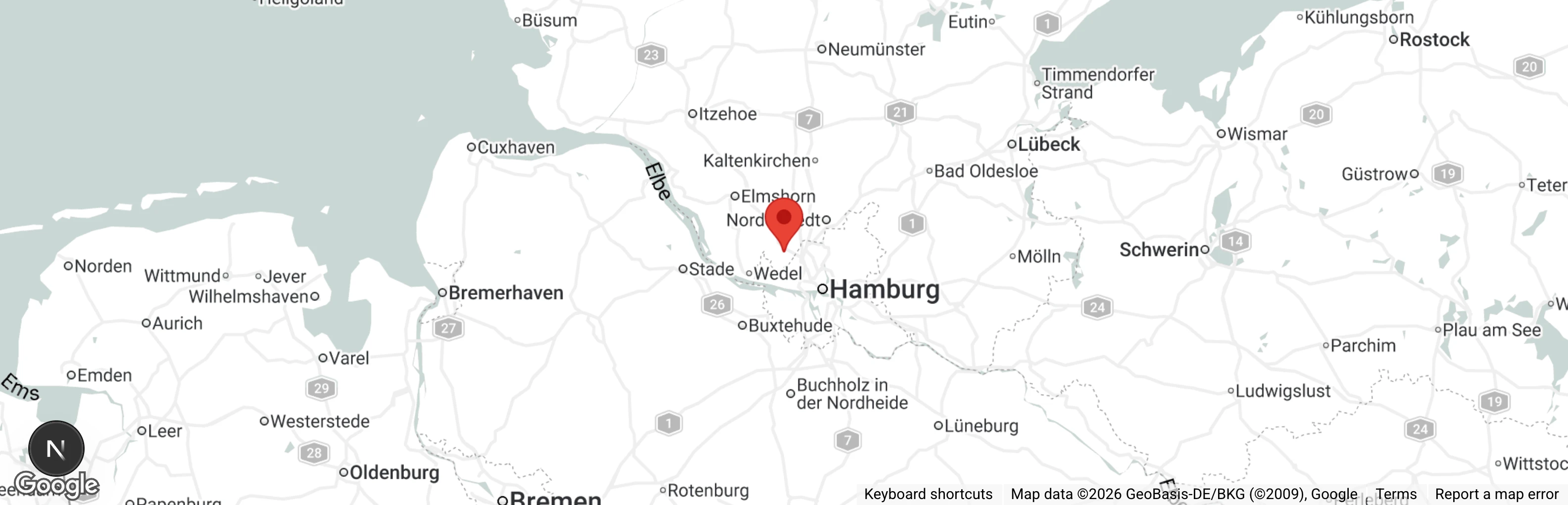 Map showing location of Bürgerinitiative Katzenschutz e.V.