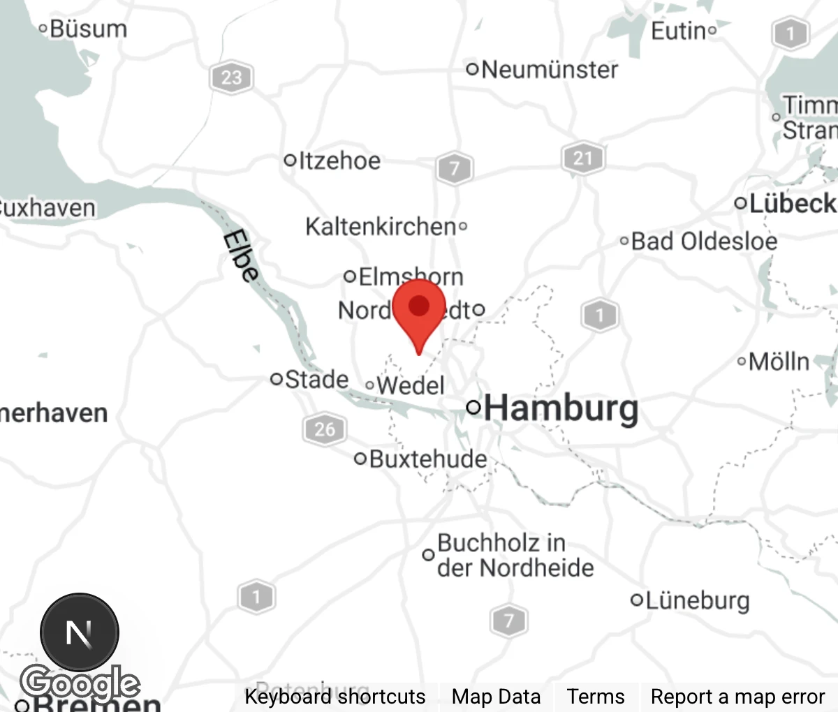 Map showing location of Bürgerinitiative Katzenschutz e.V.