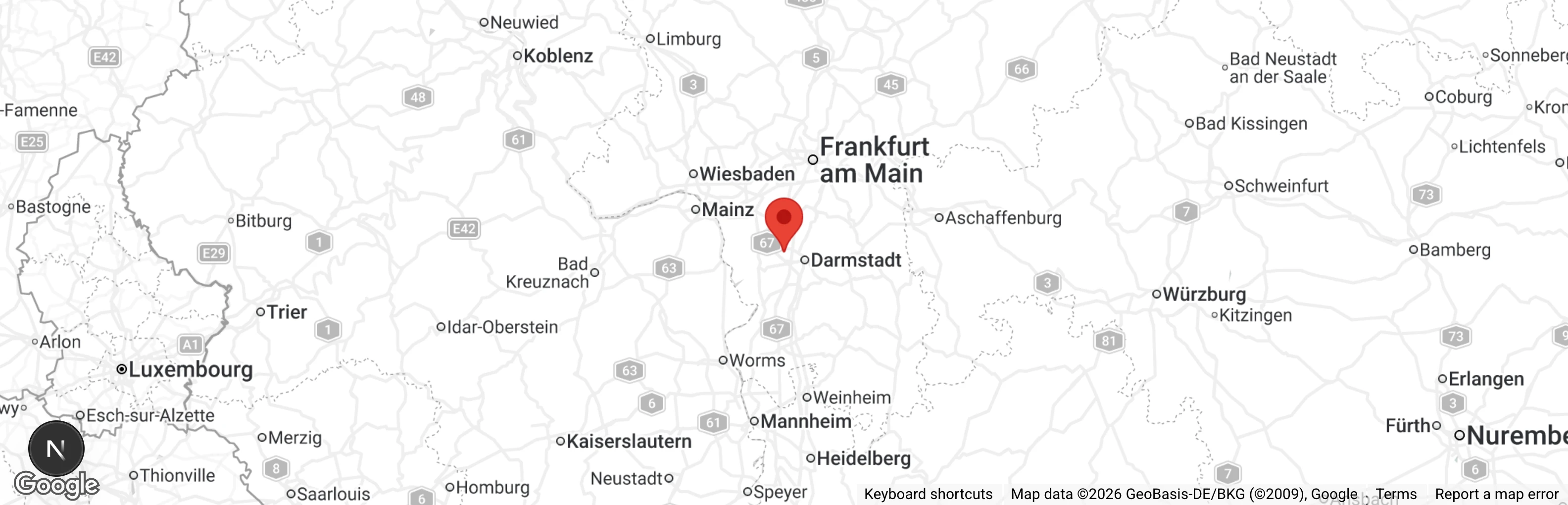 Map showing location of Tierheim Kellerranch