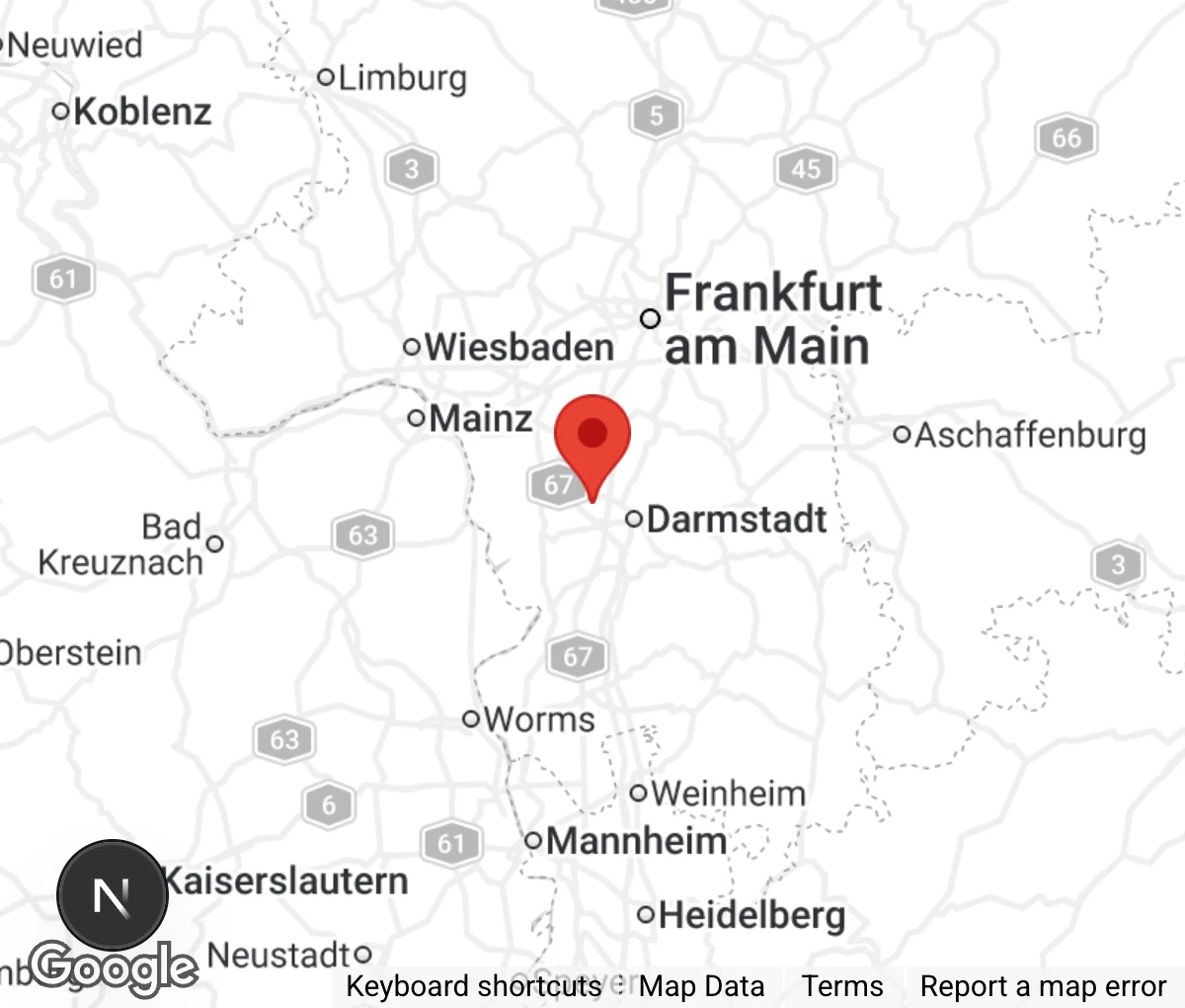 Map showing location of Tierheim Kellerranch