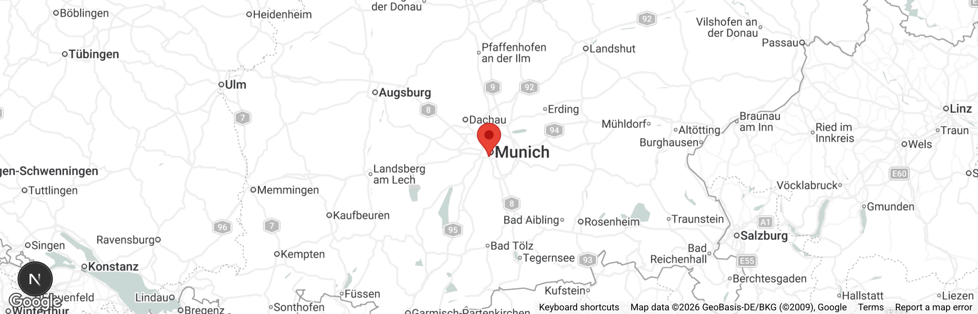 Map showing location of Verein Pferdehilfe e.V.