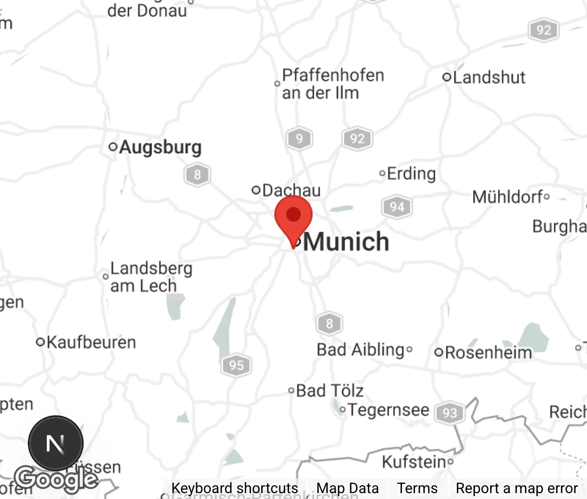 Map showing location of Verein Pferdehilfe e.V.