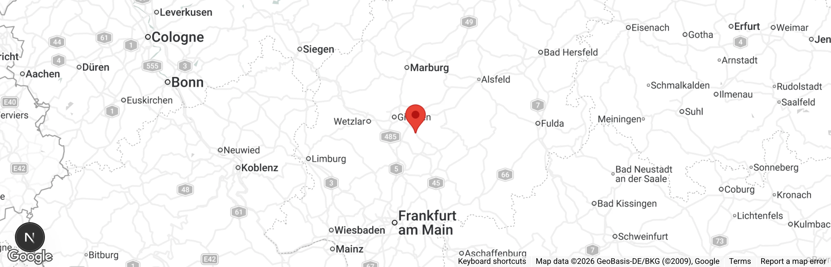 Map showing location of TierfreundLich e.V.