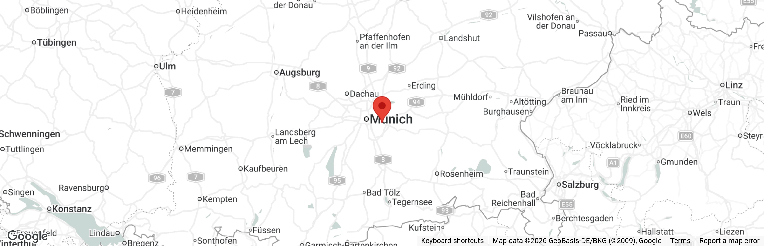 Map showing location of Streunerglück e.V.