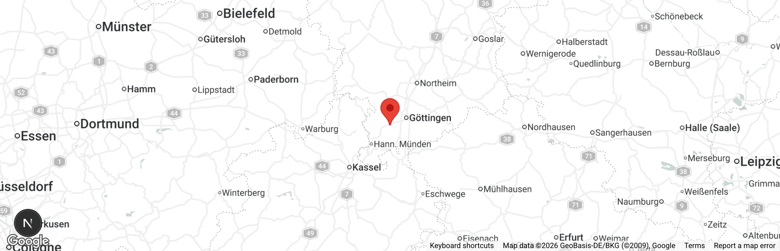 Map showing location of Tierhilfe Fuerteventura e.V.