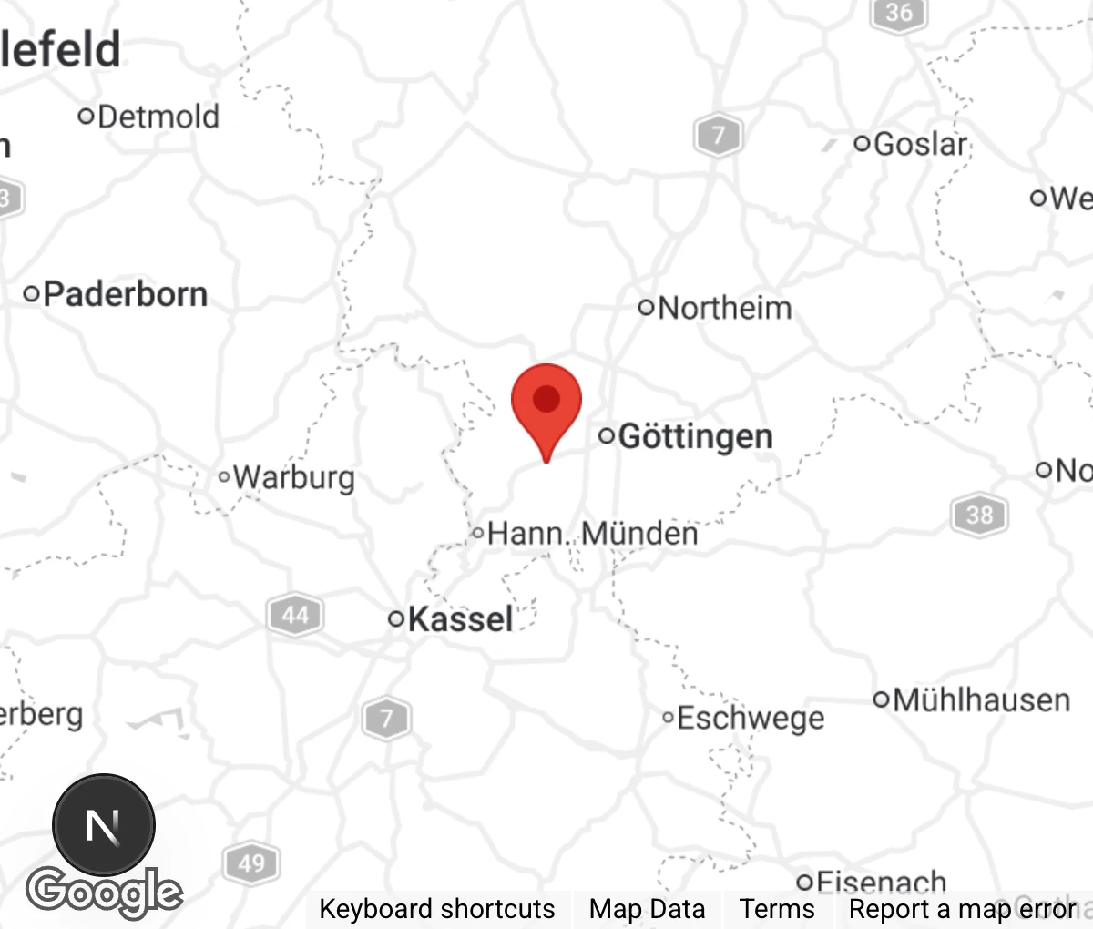 Map showing location of Tierhilfe Fuerteventura e.V.