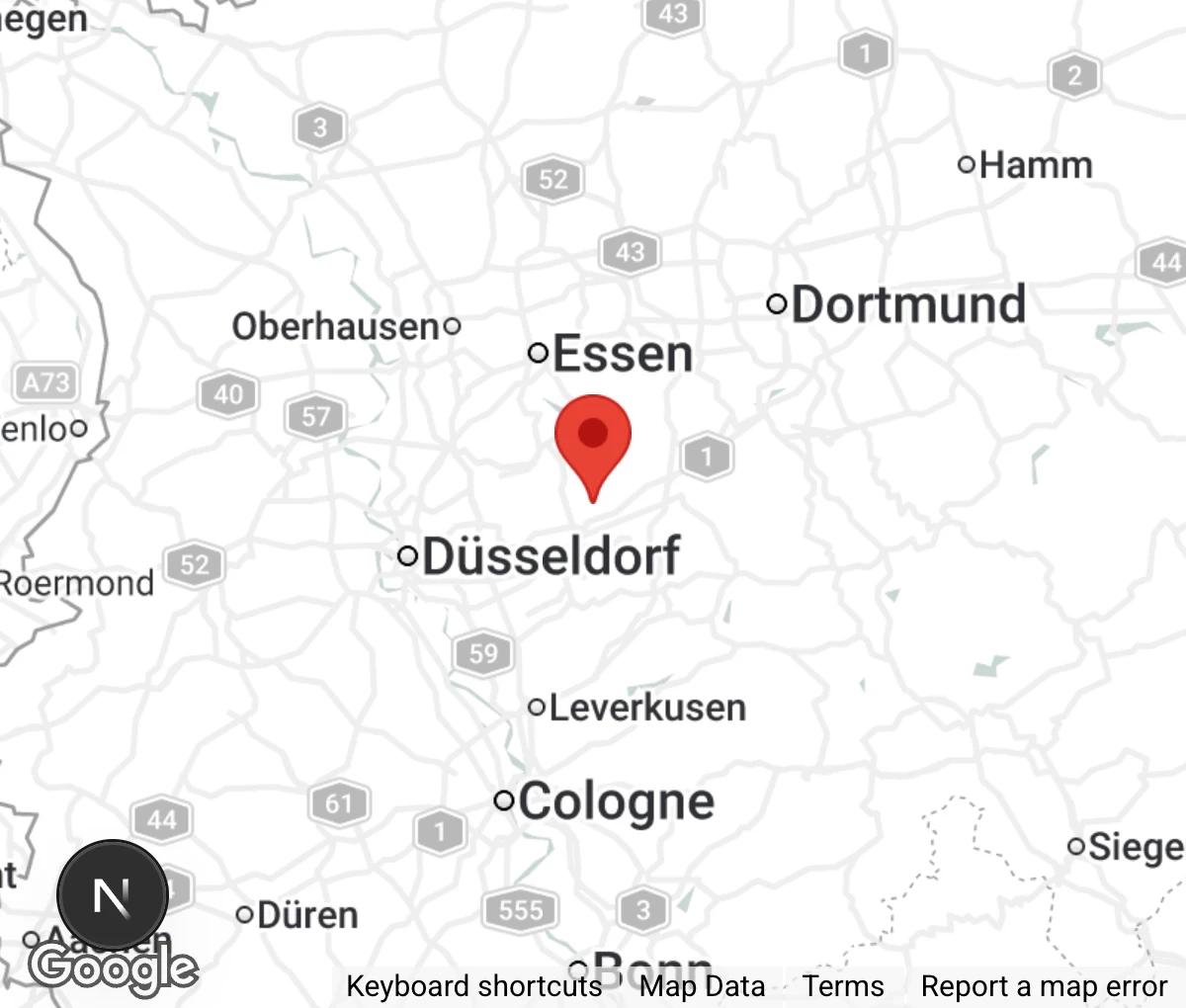 Map showing location of Tierschutzverein Pechpfoten e.V.