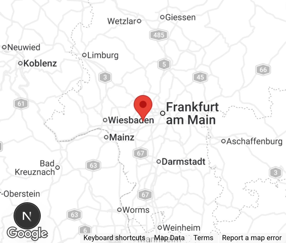 Map showing location of Meerschweinchen in Not e.V.
