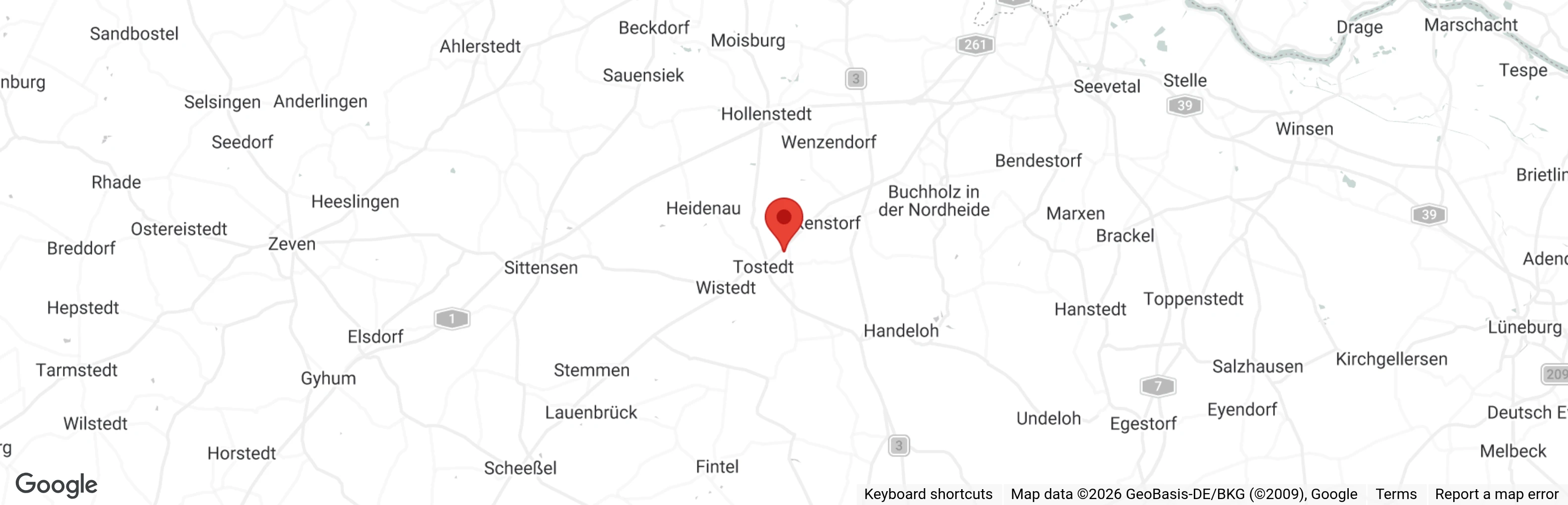 Map showing location of Strays of Streets e.V.