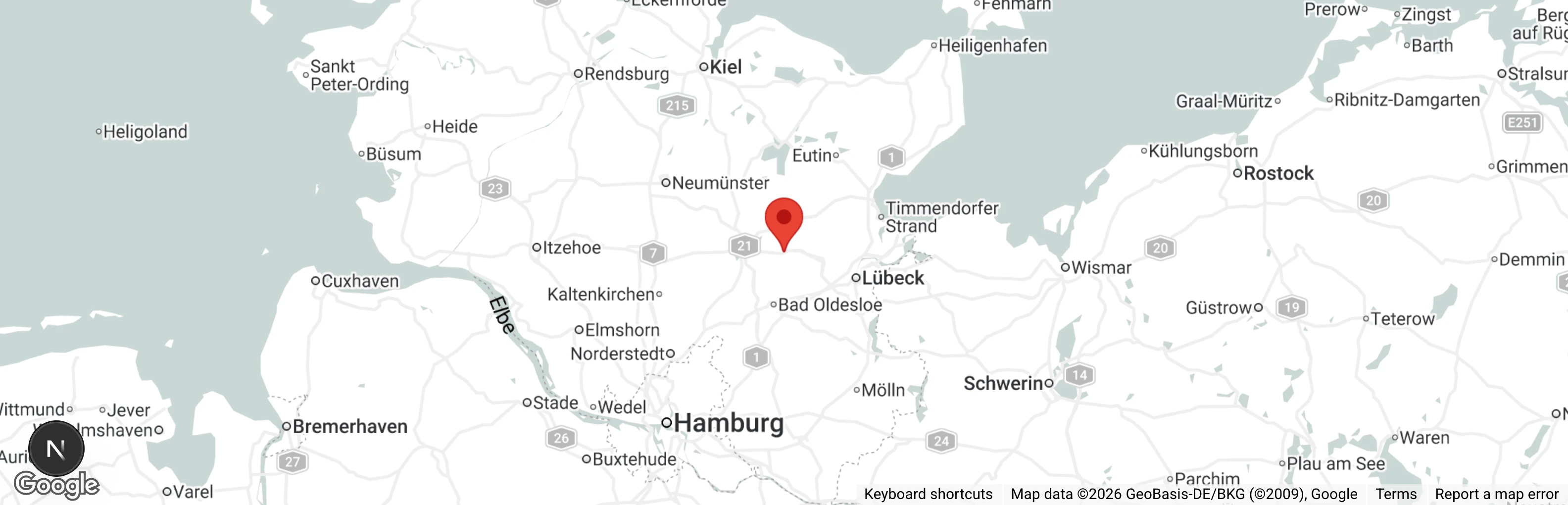 Map showing location of Berner Sennenhunde Nothilfe e.V.