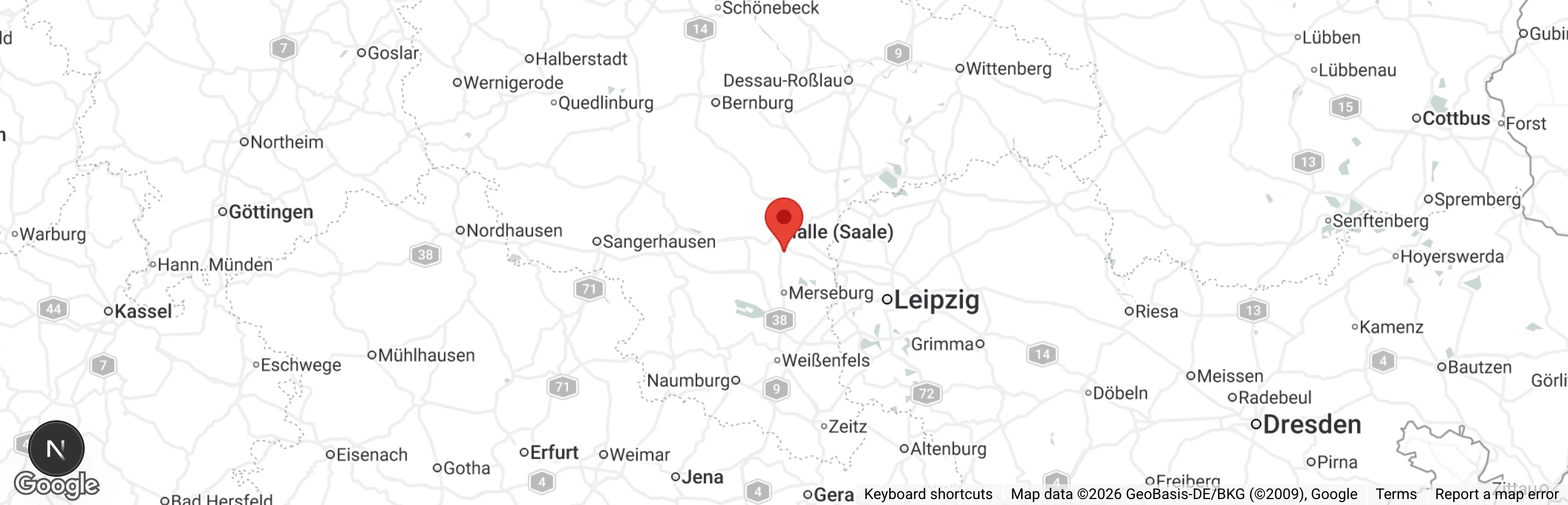 Map showing location of Felidae Kleintierschutzverein am Rosengarten e.V.