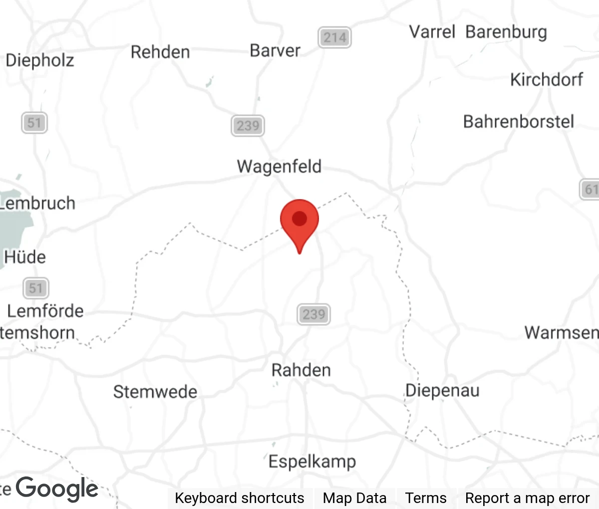 Map showing location of Tiere in Not Griechenland e.V.