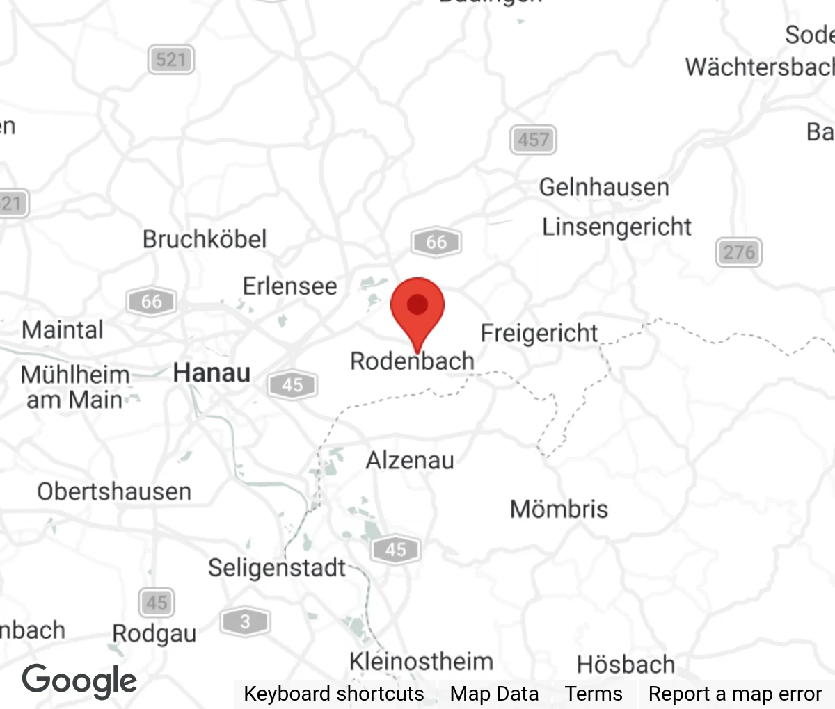 Map showing location of Tiere in Not Griechenland e.V.