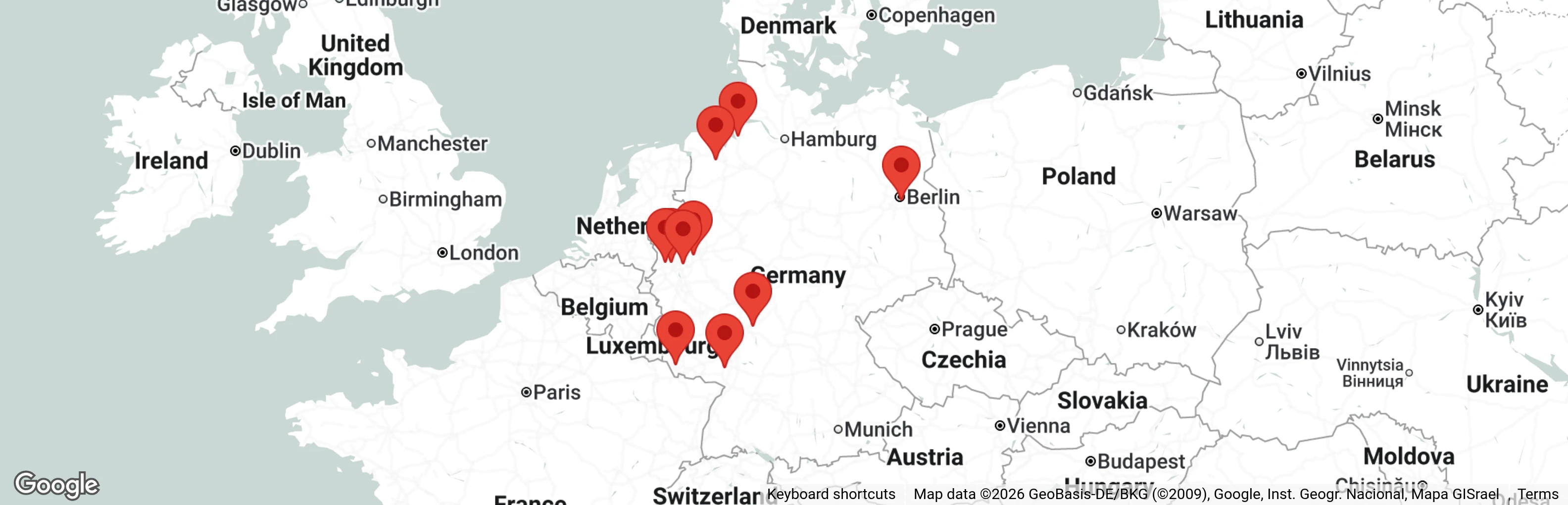 Map showing location of Tiere in Not Griechenland e.V.