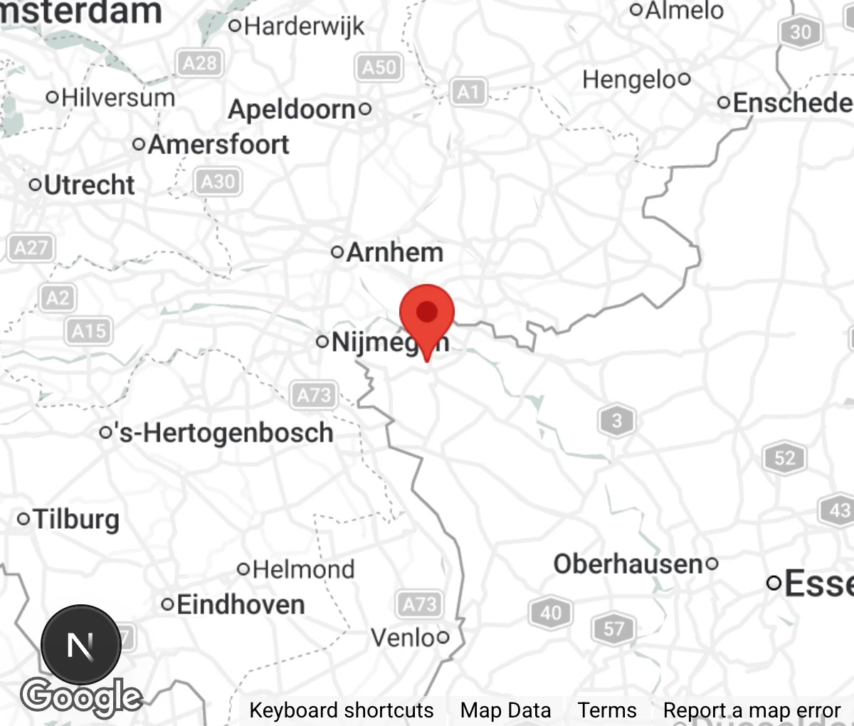 Map showing location of Rehkitzhilfe e.V.