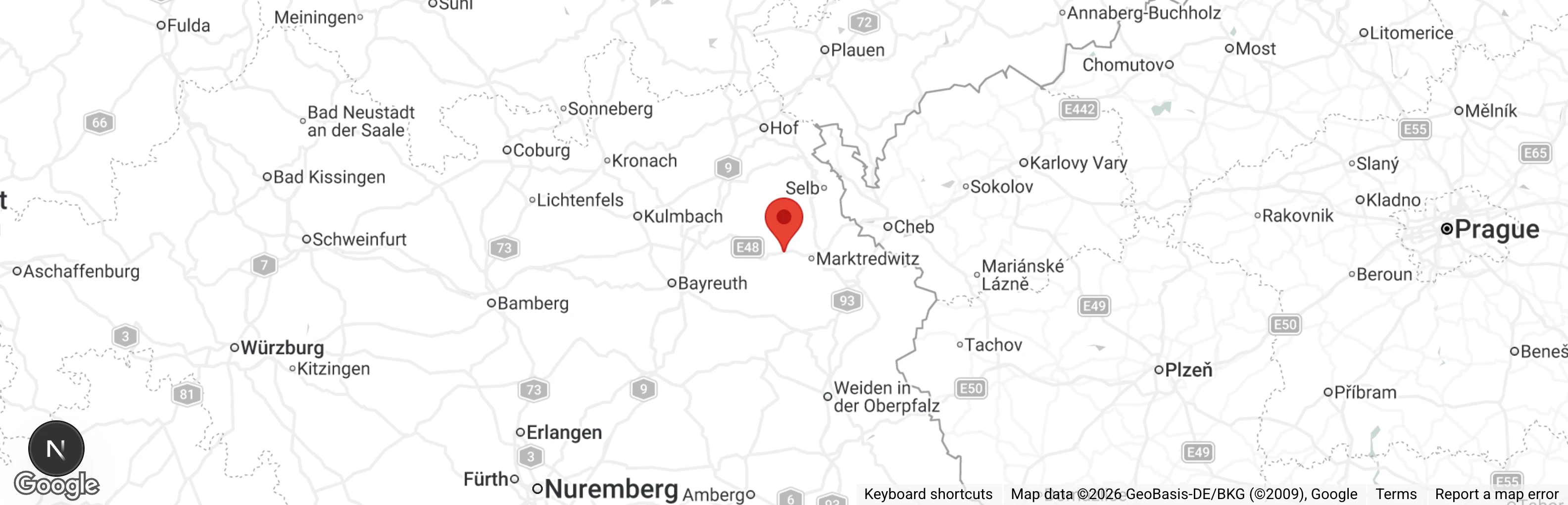 Map showing location of Tierheim Breitenbrunn