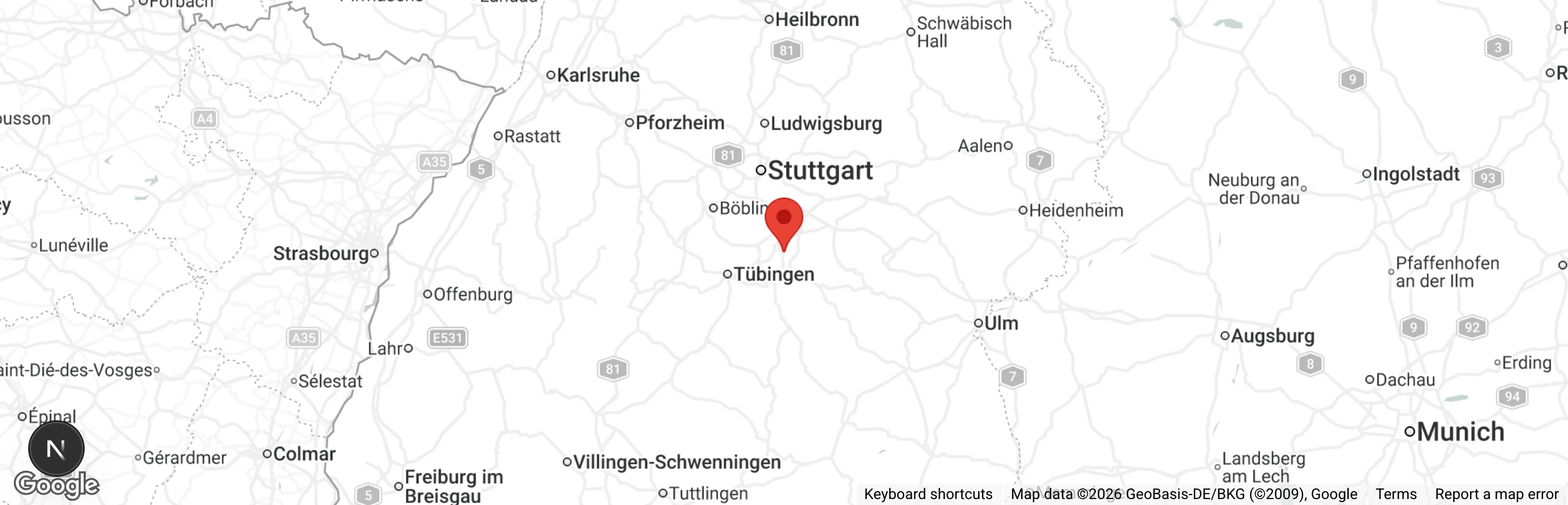 Map showing location of respekTIERmich e.V.